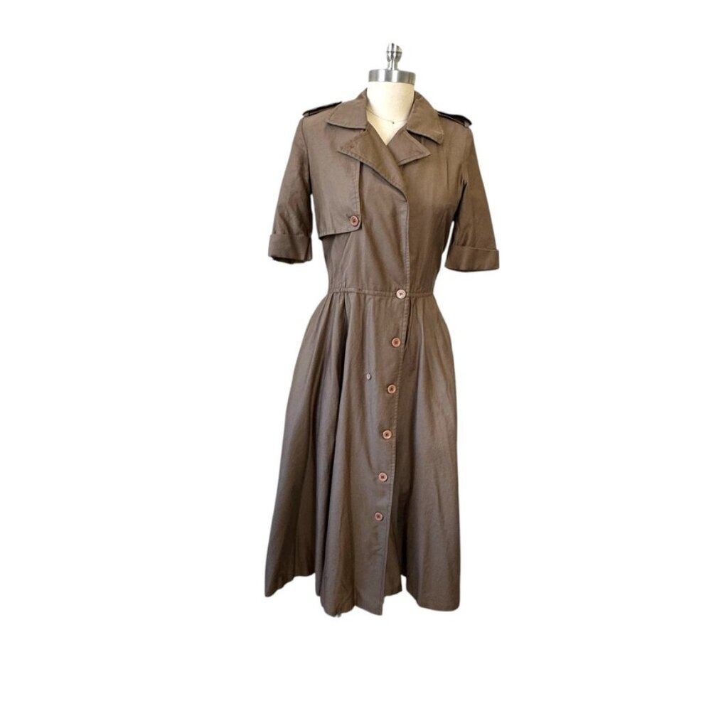 Vintage Diane Von Furstenberg Safari Dress Size Medium